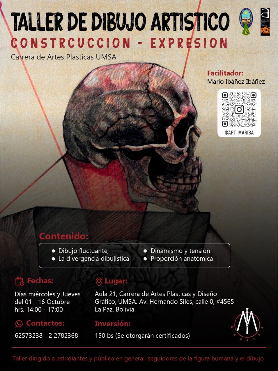 TALLER DE DIBUJO ARTISTICO CONSTRUCCION - EXPRESION